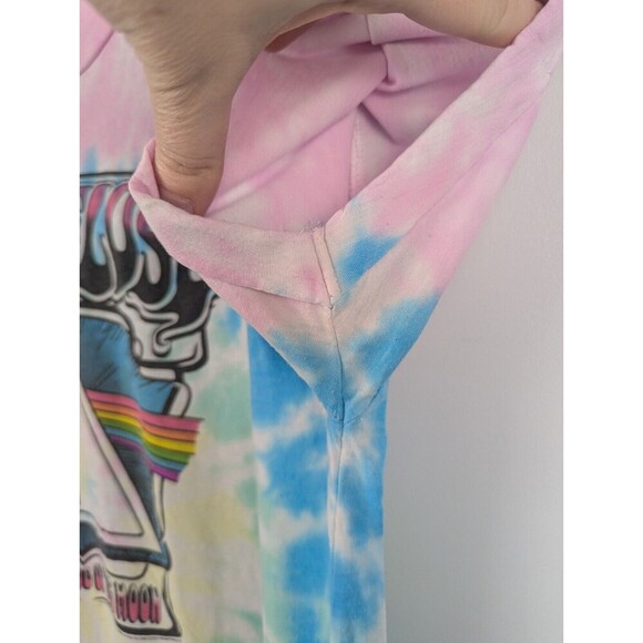 Pink Floyd T-Shirt Women's Small The Dark Side Of‎ The Moon Tie Die Short Sleeve - Picture 4 of 10